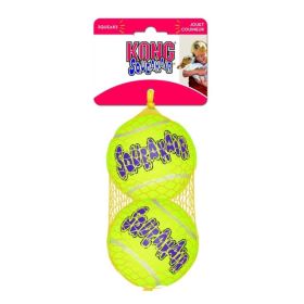 KONG Air KONG Squeakers Tennis Balls - Large 2 count