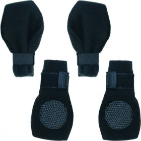 Fahion Pet Arctic Fleece Dog Boots - Black - Medium (3.25" Paw)